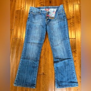 Lucky Brand Jeans Midrise Flare Size 12/31 Petite
